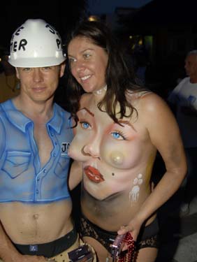 Body Painting 2008 photo - Duval Street, Key West